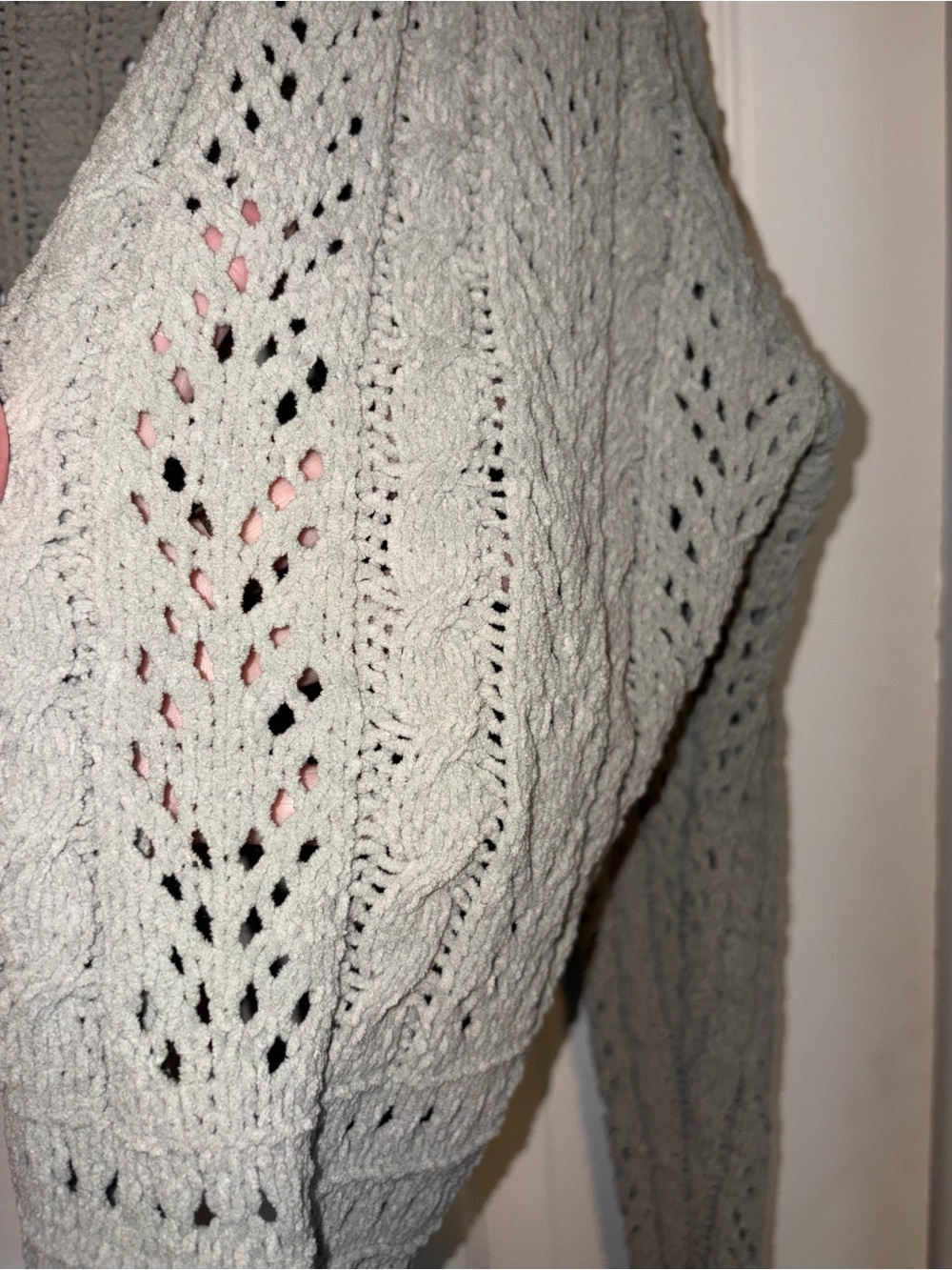 🖤 Jessica Simpson Open Front Knit Cardigan - Olive Green Cute - Picture 3 of 7